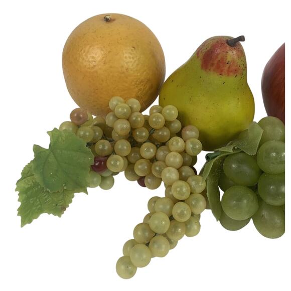 Lot Realistic Artificial Fruit Faux Quality Lifelike orange grapefruit pear Mix - Picture 9 of 9